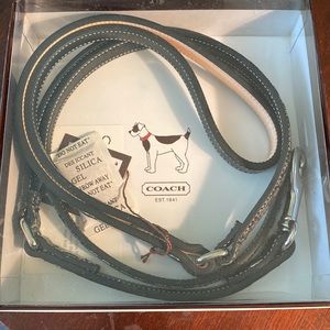 Coach Small/Miniature dog leash black